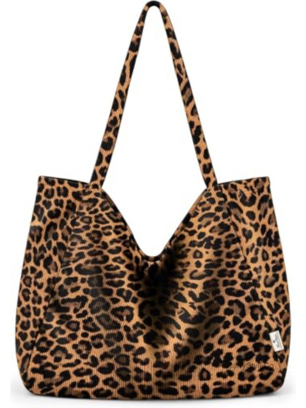 Corduroy Hobo Shoulder Bag Large Slouchy Tote for Work Travel
